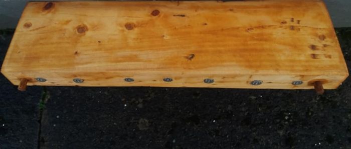 Rustic Chunky floating shelf / display