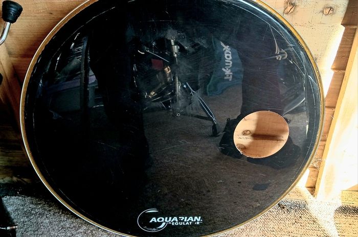 22" bass drum reso heads