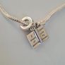 Brand new, unused silver charm pendant, S925 sterling silver, jewellery, charm Vincent van Gogh Free postage. Image 2