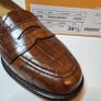 Amberone Spanish leather brown croc style Fresa low heel size UK 3.5 EU 36.5 brand new & boxed Image 4