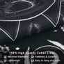 NEW SALE | Set of 2 Butterfly Small Tapestry Wall Hangings with Tassels, Moon and Sun Tarot Card Tapestries, Black White Garden Flowers Plants Wall Art Tapestry for Bedroom Image 3