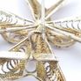Vintage Sterling Silver Filigree Malta Cross Brooch Image 5