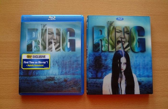 The Ring (2002 US Remake) Blu Ray with lenticular slipcover. (Region Free)