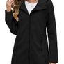 Brand New Women's Mid-Season Lightweight Parka Hooded Mid-Length Image 2