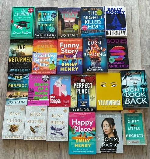 22 Fiction books (lot)