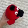 Novelty Toy World Soft Red Bird approx. 16 cm. Please see photos Image 7