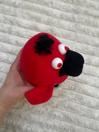 Novelty Toy World Soft Red Bird approx. 16 cm. Please see photos
