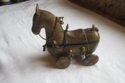 Vintage Rajasthani horsebox,  India wood