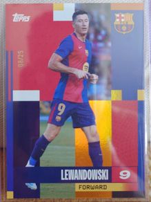 Robert Lewandowski Barcelona Forward Topps