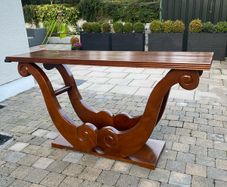 console table mahogany
