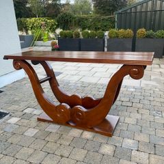 console table mahogany