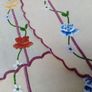 vintage hand embroidered, table mats and coasters Image 8