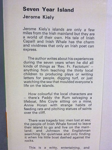 Seven Year Island by Jerome Kiely Ireland Irish