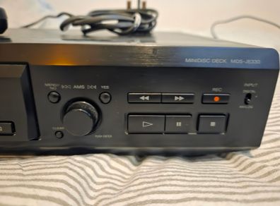 Sony MDS-JE330 MiniDisc Deck Player / Recorder (with Original Remote)
