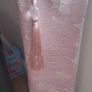 Pink curtains and tie backs  66x72 inches Image 2