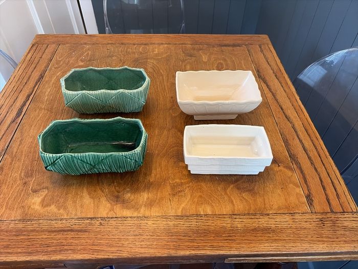 Original McCoy Mid-Century Americana Planters
