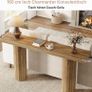 160cm Console Table, Extra Long Narrow Sofa Table, Wooden Hallway & Entryway Table, Modern Farmhouse Table for Living Room Image 5