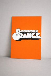 Unique Canvas Clockwork Orange Print - FREE P&P