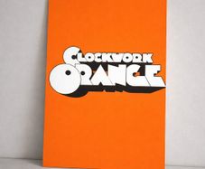 Unique Canvas Clockwork Orange Print - FREE P&P