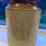 Large Antique glazed stoneware pot 20cm tall Image 2