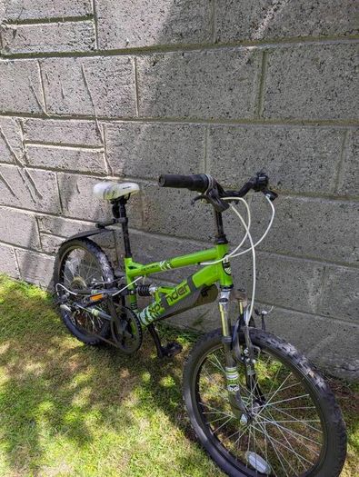 Apollo Phaze 20" Kids Full Suspension Mountain Bike Lime Green