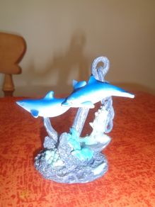 Swimming Dolpins and Anchor for Sale