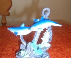 Swimming Dolpins and Anchor for Sale