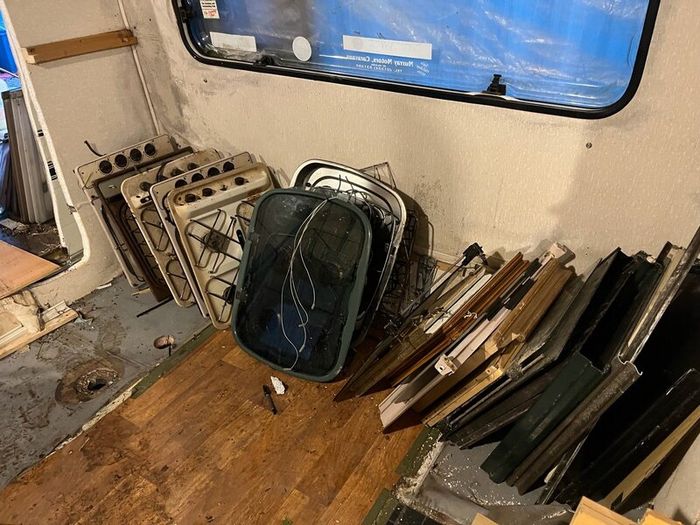 Caravan parts and windows