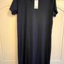 Navy T-Shirt Style Dress Image 2