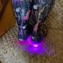 Girls Light-Up Unicorn Wellington Boots - see 3 pics Image 2