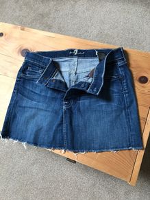 7 For All Mankind Denim mini