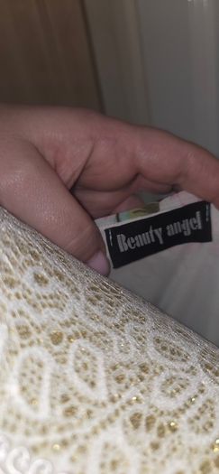 Beauty Angel Mint Floral Boho Tea Dress Chiffon Overlay Size M/L