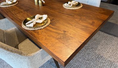 Ex Display 180cm Solid Wood Dining Table, Ex Display