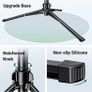 70 inch/1.8m Phone Tripod Stand, Aluminum Selfie Stick Tripod with Bluetooth Remote, iPhone Tripod with Phone Holder Max 7.9'', Compatible with iPhone 14/13/12 Pro, Galaxy, Action Camera, GoPro Image 4