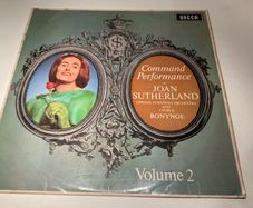 Rare mono release of Joan Sutherland Command Performance Volume 2 vinyl