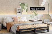 King Size Bed Frame,5ft Floor Bed Frame King Size