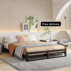 King Size Bed Frame,5ft Floor Bed Frame King Size