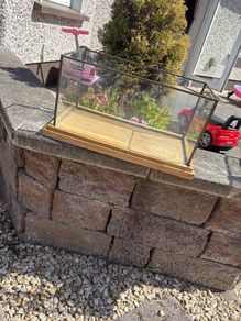 glass centre piece