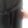 Black V neck dress Image 3