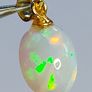 Ethiopian Fire Opal Pendant 2.93ct on Goldplated S925 Silver Image 4