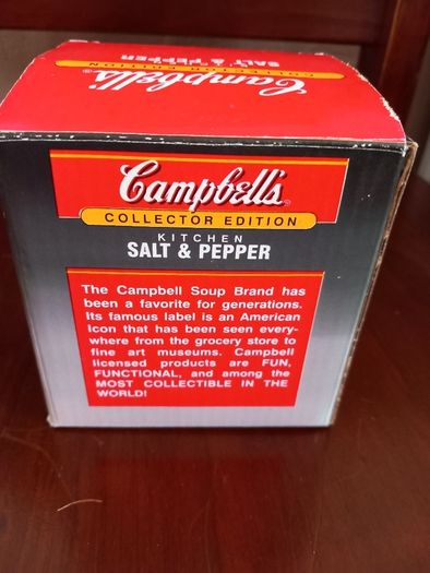 Vintage Campbells Soup salt and pepper shakers