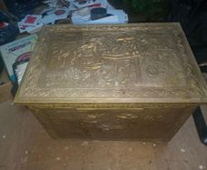 Brass Coal Box Coal Scuttle