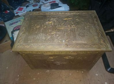 Brass Coal Box Coal Scuttle