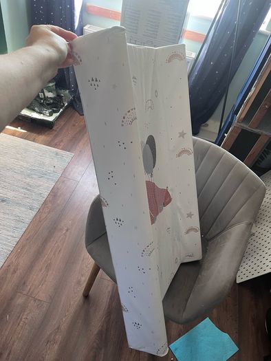Baby change mat hard base