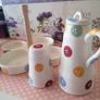 NEW - Ruby's Kitchen Ceramic Table Set Image 4