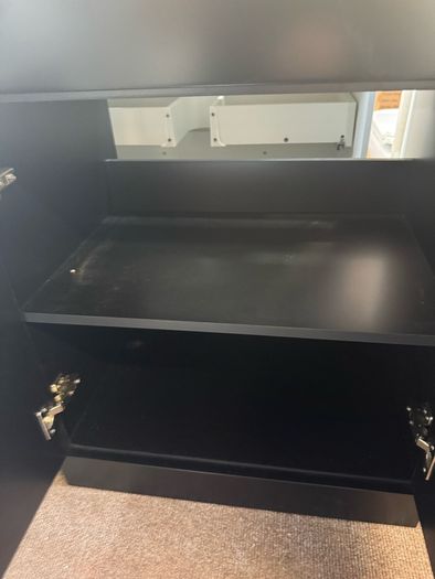 Brand New 600mm Black Vanity Unit & Tap