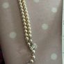 Double strand Faux pearls with Diamond clasp Image 9