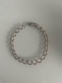 Men's Sterling Silver 925 Link Bracelet 23 cm
