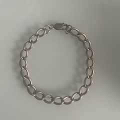 Men's Sterling Silver 925 Link Bracelet 23 cm