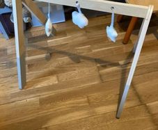 wooden baby play gym